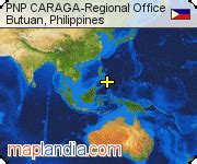 Butuan map satellite // Philippines, Caraga region.